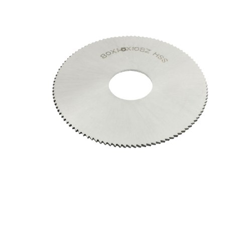 uxcell 80mm x 1.5mm x 22mm 108T Milling Slitting Slotting Saw Mill Cutter