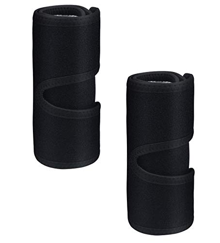 Arm Fat-Burning Trimmer, Sports Arm Guard Sweating Sauna Sleeve for Men & Women Increase Sweating & Circulation, Yoga Fitness Running Exercise Compression Bands Slimming Lose Fat Arm Band (Black)