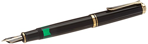 PELIKAN Souveran Fountain Pen, Extra Fine, Black (980110)