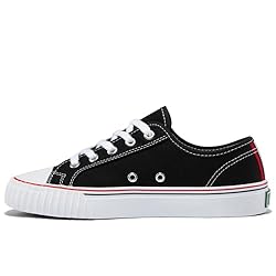PF Flyers Men's Center Lo Canvas Black/White 10 M