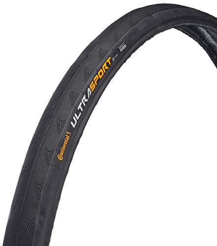 Continental Ultra Sport II Bike Tire, Black, 700cm x 23 (The Best Road Bike Tires)