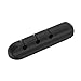 wumedy Durable Silicone Self-Sticking Desktop Cable Winder Cord Organizer Protector Cable Sleeves