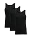 Galaxy By Harvic Single and 3-Pack Mens Heavy-Weight Ribbed Tank Tops