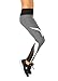 RBX Active Women's Splice Colorblock Leggings with Mesh Charcoal Grey S