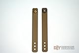 DIY Kydex Holster IWB Soft Loops - Coyote Brown, 2 Pack