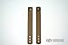 DIY Kydex Holster IWB Soft Loops - Coyote Brown, 2 Pack