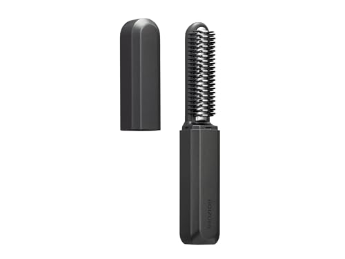コイズミ ヘアアイロン コードレス 前髪アイロン USB充電式 持ち運び コンパクト キャップ付 ブラック KHR-6420/K