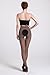 LANGSHA Women's 120 Denier Velvet Opaque Open Crotch pantyhose