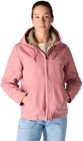 Amazon.com: Carhartt Women's Weathered Duck Wesley Coat, Brown, X