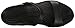crocs Women's Cleo V Flat Sandal, Black/Black, 7 M US