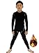 LANBAOSI Boys & Girls Fleece Lined Long John Thermal Shirts and Pant 2 PCS Setthumb 1
