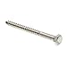 Prime-Line 9055154 Hex Lag Screws, 1/4 In. X 3 In., Grade 18-8 Stainless Steel (25 Pack)