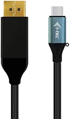 i-tec USB-C to DisplayPort 150cm Cable Video Adapter - 1x DisplayPort 4K/60Hz, for Windows MacOS, Linux, Android