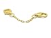 FRONAY 14k Gold Plated Pendant Necklace Bracelet Anklet Chain Extender 2