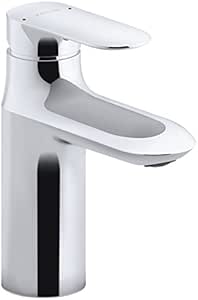 Kohler 98827 – 4-CP Kumin monomando baño llave del fregadero, cromo