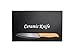Beautiful Black Blade Ceramic Cutlery Kitchen Knives in Gift Box - Lightweight 8-Piece Knife Set with Ergonomic Bamboo Handles