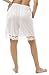 Underworks USA Pettipants Nylon Culotte Slip Bloomers Split Skirt 9-inch Inseam - 8481