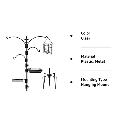 yosager Premium Bird Feeding Station Kit, 90" x 23" Bird Feeder Pole