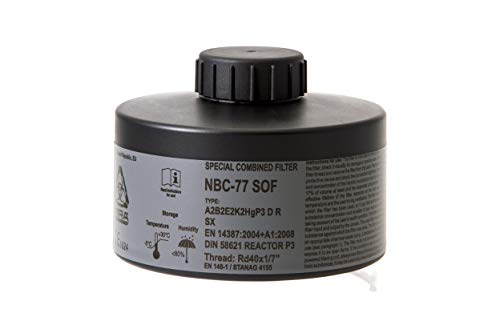 MIRA Multi Gas Vapor Cartridge Respiratory Protection 20 Years Shelf Life CBRN NBC Grade (Mira Filter)