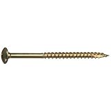 The Hillman Group 47869 5/16-Inch x 3-Inch Star Drive Construction Lag Screw with Truss Head 1000 Hour Bronze Ceramic Coat, 30-Pack