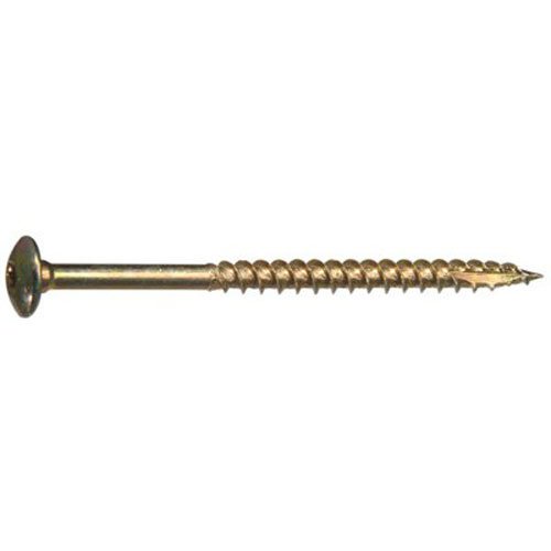The Hillman Group 47869 5/16-Inch x 3-Inch Star Drive Construction Lag Screw with Truss Head 1000 Hour Bronze Ceramic Coat, 30-Pack