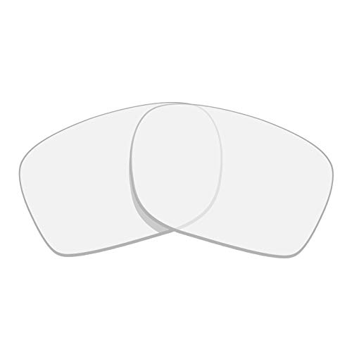 Glintbay 100% Precise-Fit Replacement Sunglass Lenses for Oakley Holbrook OO9102 - Crystal Clear Non-polarized