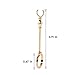 Lzttyee Hands Free Finger Cigarette Holder Ring Smoking Holder for Women/Men Smoker (Gold, M 17mm)
