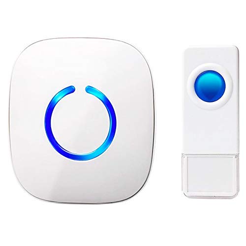 SadoTech Waterproof White Wireless Doorbell & Chime For Home Model C
