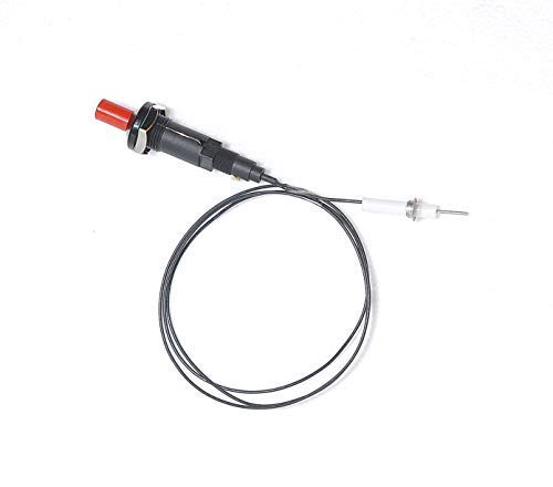 Smad Piezo Spark Ignition Set, 1 Out 2 Piezo Ignitor Push Button Starter Lighter Igntion for Gas Grill Oven BBQ Heater with 39'' Cable Push Button