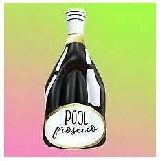 prosecco pool float