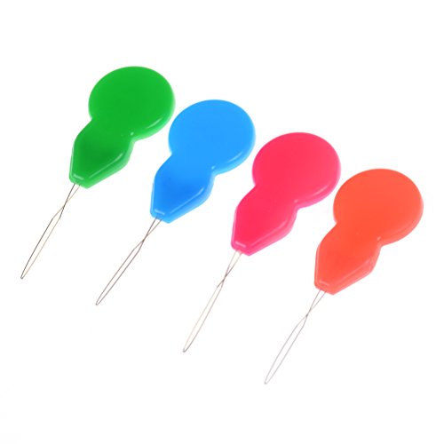 20 Pieces Plastic Gourd Shape Needle Threaders Stitch Insertion Hand Machine Sewing Tool DIY Helper Assorted Colors By DINGJIN - Thumbnail 6