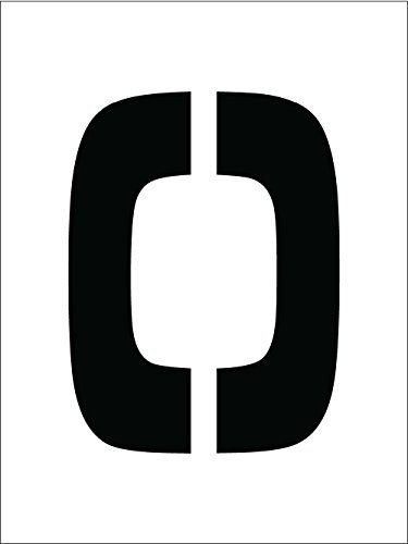 National Marker Corp. PMC8-0 Stencil, Number 0, 8 Inch