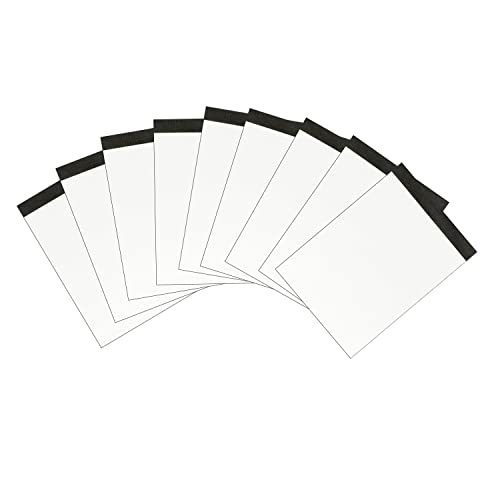 Landré Lot de 10 carnets de notes sans couverture A6 50 feuilles 70 g/m²