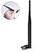 Sabrent Hi-Gain AC600 Dual Band Wi-Fi USB Mini Adapter (5dBi Antenna) IEEE 802.11 a/b/g/n/ac with WPS for Easy Connection Support Windows XP/7/8/8.1/10 (NT-WLAC)