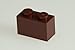 200x Lego Reddish Brown (Brown) 1x2 Bricks