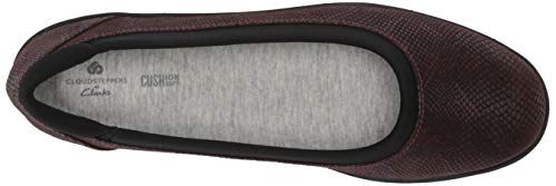 clarks ayla low burgundy