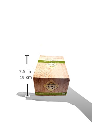 Sunny Fruit Organic Figs,Tender and Juicy Dried Smyrna Figs, 12 Portion Pack