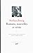 Romans, nouvelles et recits Tome 2 [Bibliotheque de la Pleiade] (French Edition) by 