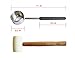 Coconut Opener Tools with Hammer Super Safe & Easy to Open Young Coconuts, Food Grade Stainless Steel Opener, Rubber Mallet with Handle by KINGLEV