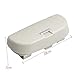 HOLDCY Sunglass Clip Holder for Car Sun Visor,Eye Glasses Storage Box - Automotive Accessories Leather 1Pcs Apply to All Car Models (Beige)