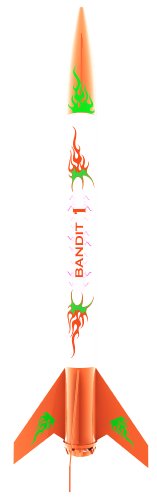 Estes 2435 3 Bandits Rocket-Building Kit, Beginner Mini-Engine-Powered Flying-Rocket-Model Kit for Ages 10+