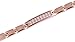 Smarter LifeStyle Sparkling Titanium Magnetic Anklet for Women - Adjustable Bracelet Length with Sizing Tool for Perfect Fit, Womens Magnetic Ankle Bracelet (Rose Gold)
