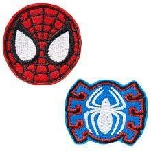 Gutzy Gear Marvel Spider-Sense Spider-Man Patches 2-Pack - Spider and Mask