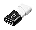 PNY Compact Attaché 32GB USB 2.0 Flash Drive - Black/White - P-FD32GCOM-GE