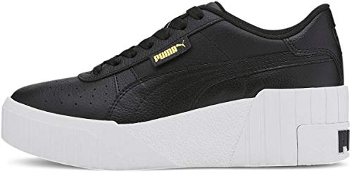 puma cali wedge black