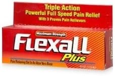 Flexall Ultra Plus Pain Relieving Gel-4, oz. - Buy Packs and SAVE (Pack of 4)