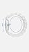 Moulin Women's Easy-Read Jelly Silicone White Stretch Watch #13591.74941