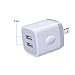 USB Wall Charger, Cube Charger 2 Port Charging Box 4Pack 2.1A/5V UL Certified Home Travel Charger Plug USB Power Adapter Charging Station Base for iPhone X 8 7 6 6S Plus 5S 5 SE 4S, iPad, iPod Samsung
