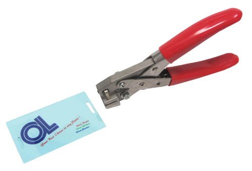 Heavy Duty Stainless Steel Badge Slot Punch does Larger Hole in PVC Cards by Oregon Lamination Premium