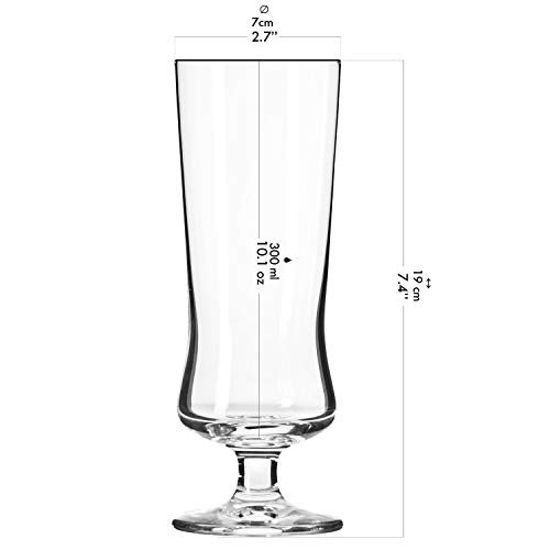 Krosno Pina Colada Cocktailgläser Longdrinkgläser | Set von 6 | 300 ML | Avant-Garde Kollektion | Perfekt für Zuhause, Restaurants und Partys | Spülmaschinenfest – Bild 3